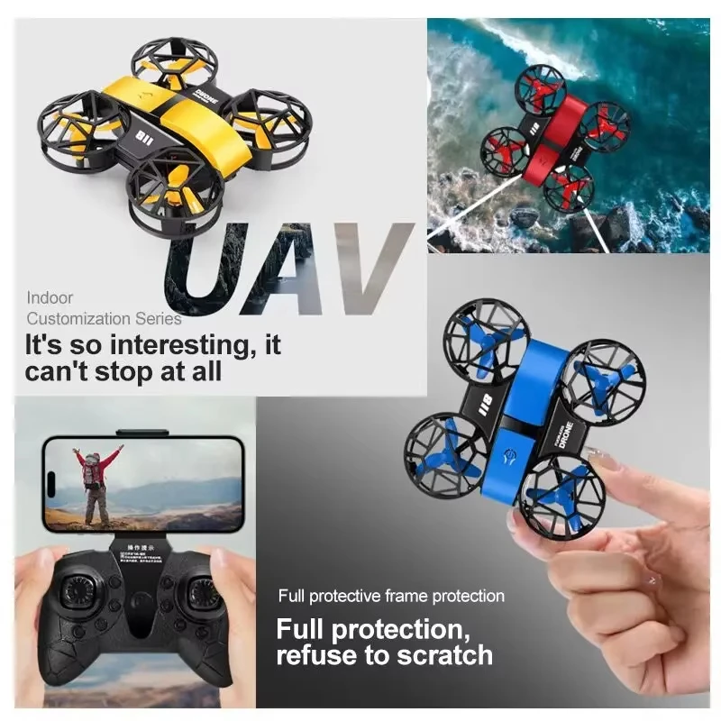 Rc Helicopter Electric - D12 Mini Drone 4k Profession HD
