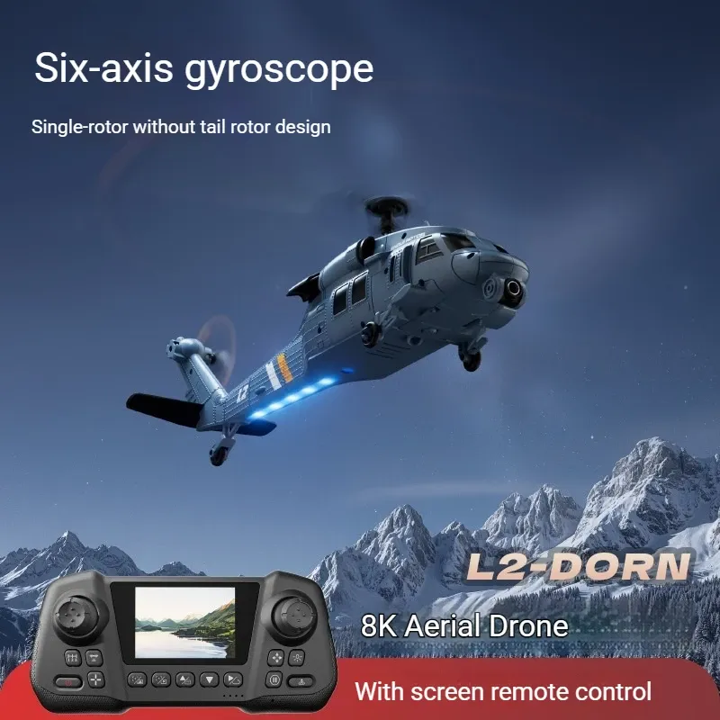 L2-DORN RC Apache Helicopter 8 - Rc Helicopter Single Rotor avis et prix
