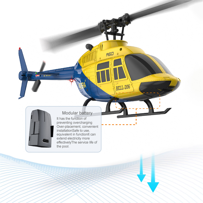 A60 RC Helicopter 2.4G 6-Aixs  - Rc Helicopter Large avis et prix