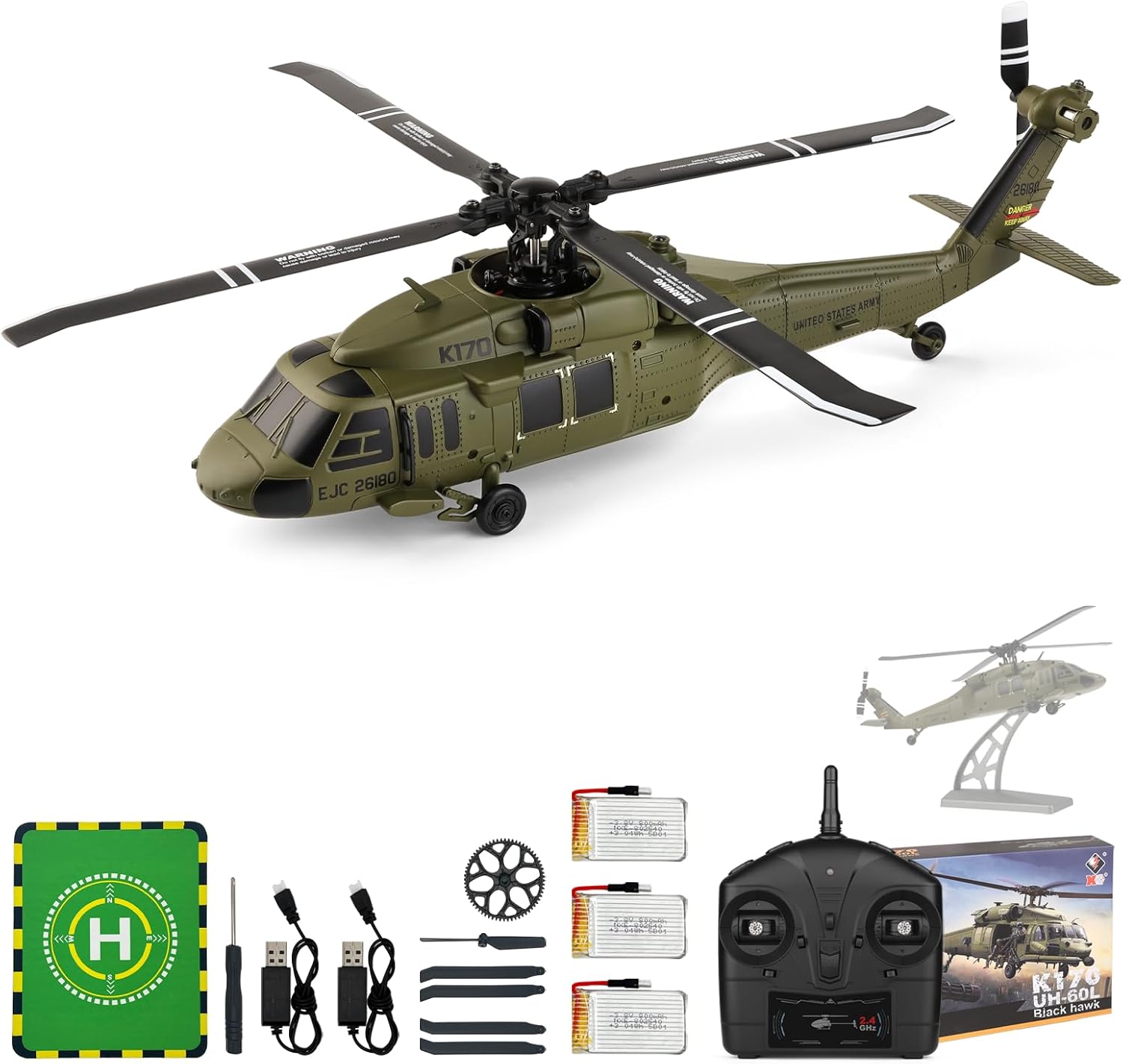 WLtoys K170 Brushless 4-CH RC  - Rc Helicopter Large avis et prix
