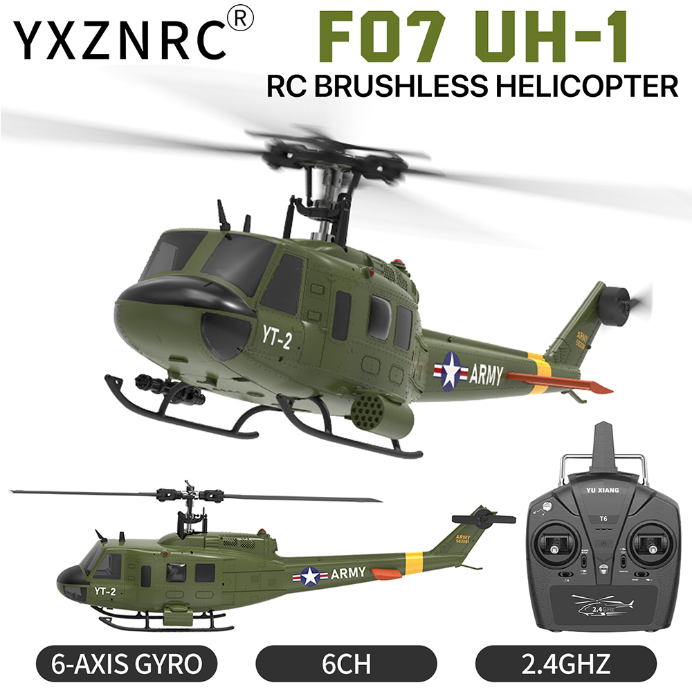 YUXIANG F07 UH-1 Aileronless H - Rc Helicopter Large avis et prix
