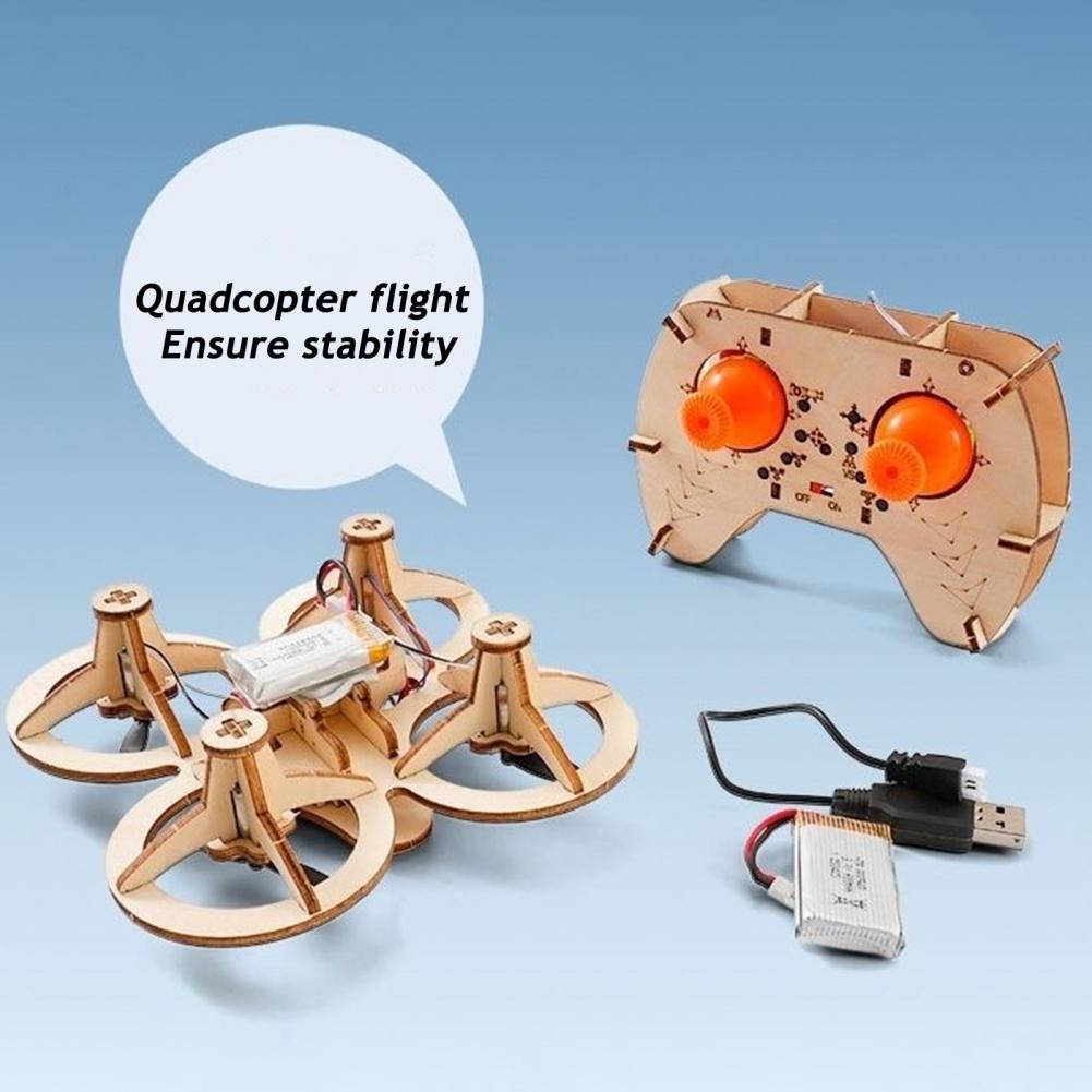 Rc Drone Toy Wooden Drone Puzz - Rc Helicopter Mini avis et prix