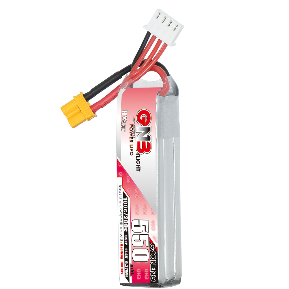 GNB HV 11.4V 550mAh 100C/200C  - Rc Helicopter Coaxial avis et prix