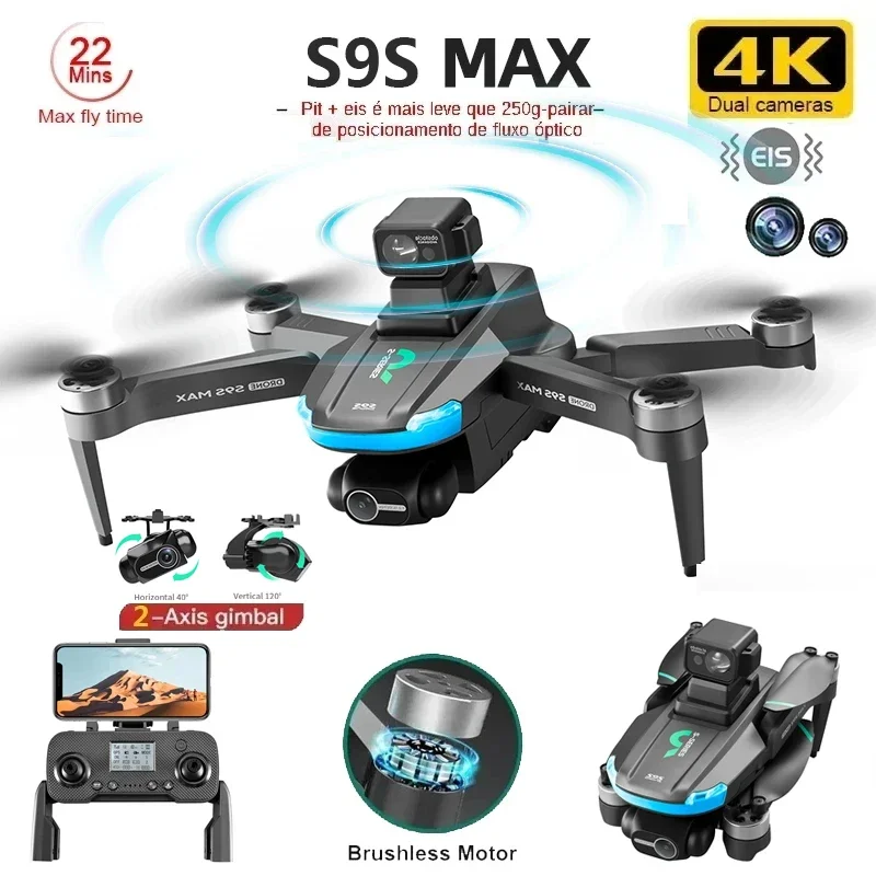 NEW S9S MAX MINI Drone 4K 2-Ax - Rc Helicopter Mini avis et prix