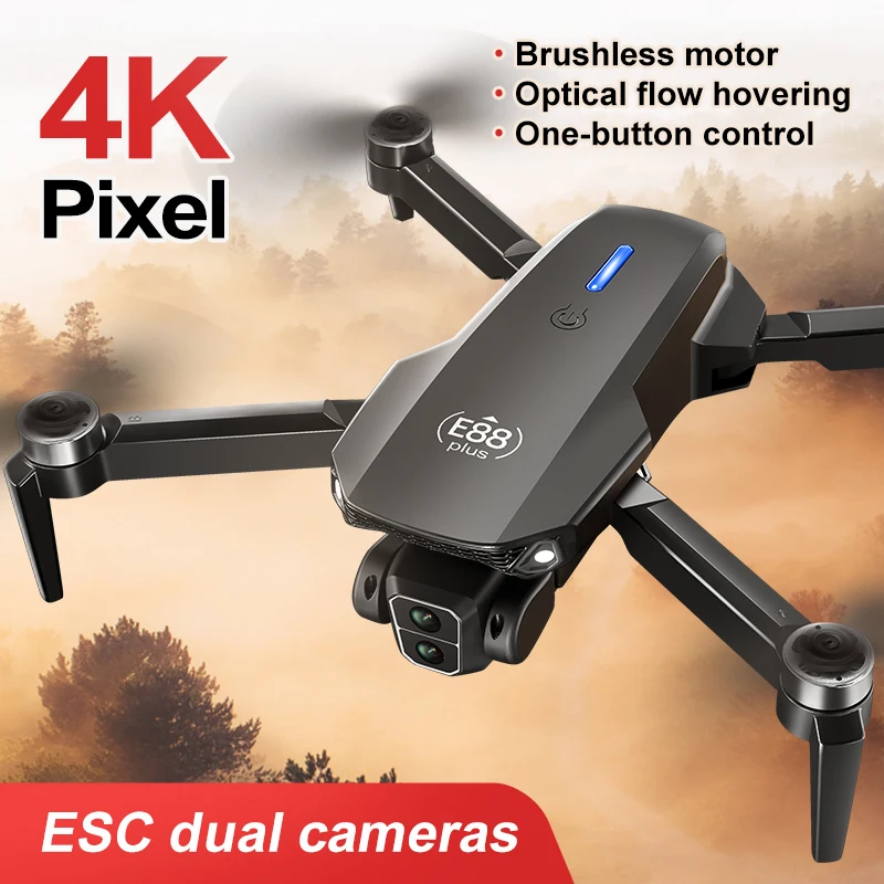 New E88 Plus Quadcopter Drone: - Rc Helicopter Electric avis et prix