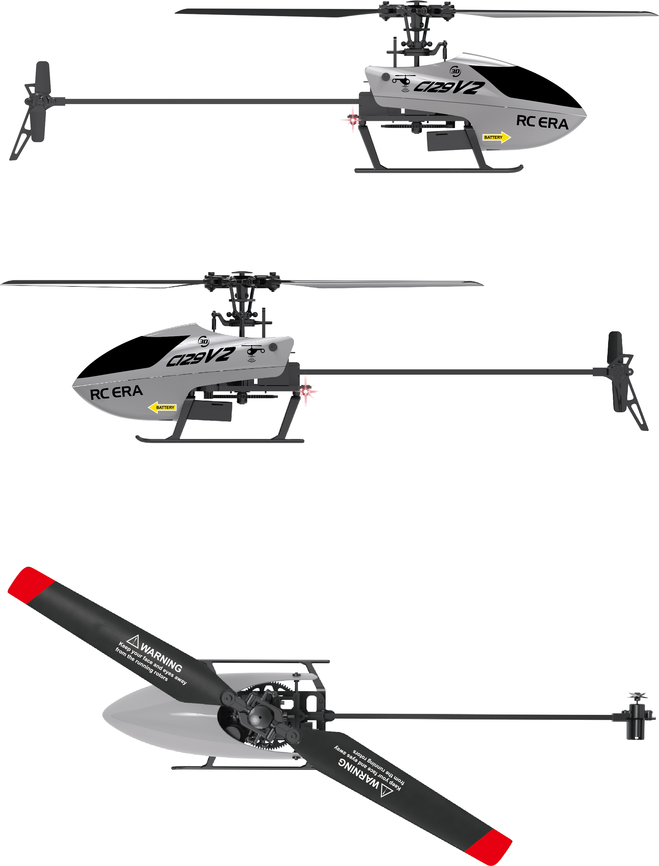 C129 V2 4CH RC Helicopter RTF  - Rc Helicopter Gyro avis et prix