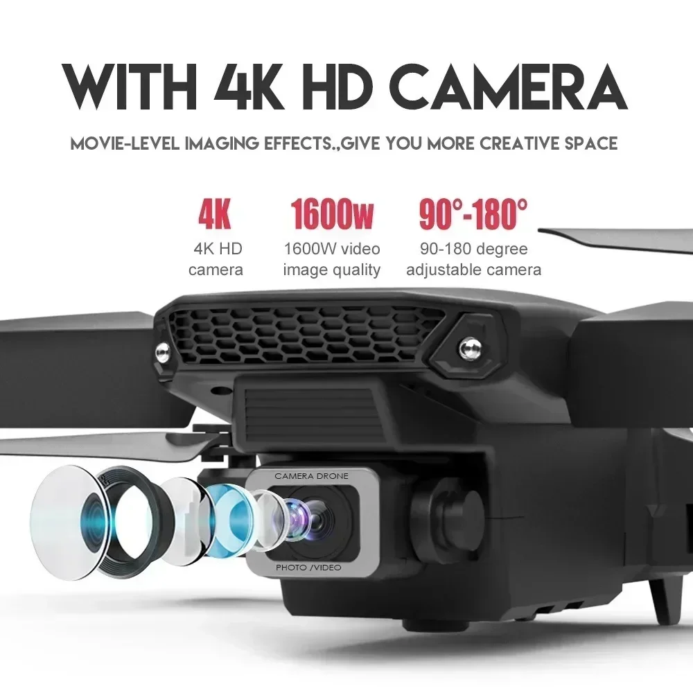 E88 Pro WIFI FPV Drone Wide An - Rc Helicopter Case avis et prix