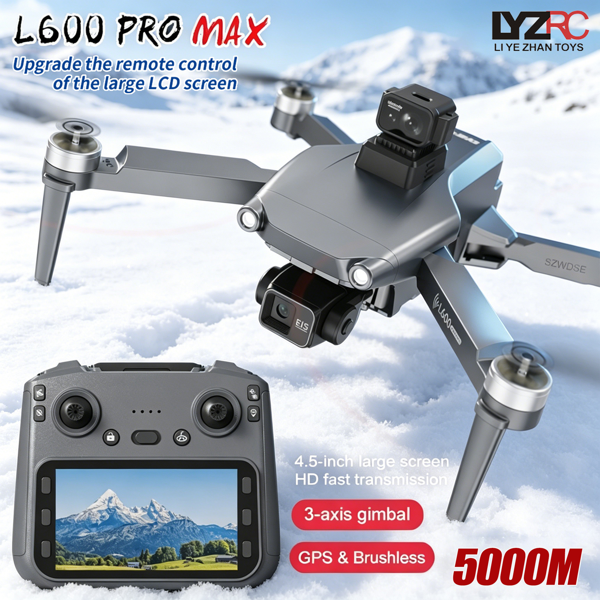 L600 MAX GPS Drone Professiona - Rc Helicopter Electric avis et prix