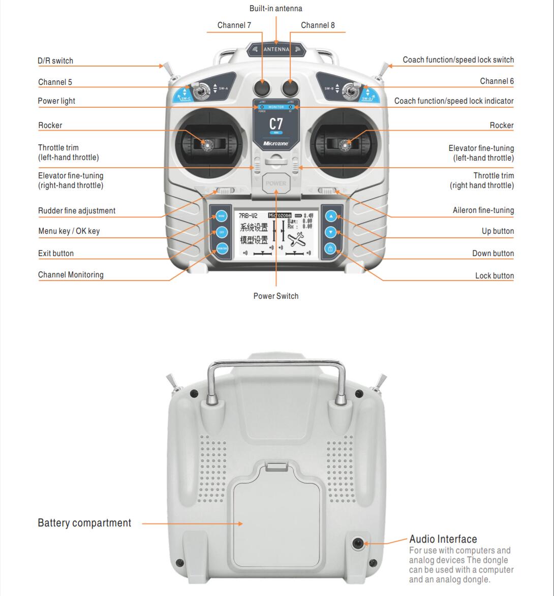 MicroZone MC7 Controller C7 MI - Rc Helicopter Mini avis et prix