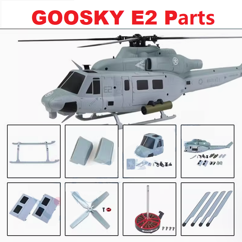 Spare Parts For GOOSKY E2 UH-1 - Rc Helicopter Coaxial avis et prix