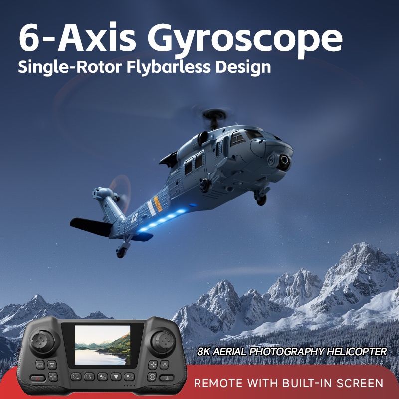 8K Flybarless Optical Flow Hov - Rc Helicopter Nitro avis et prix
