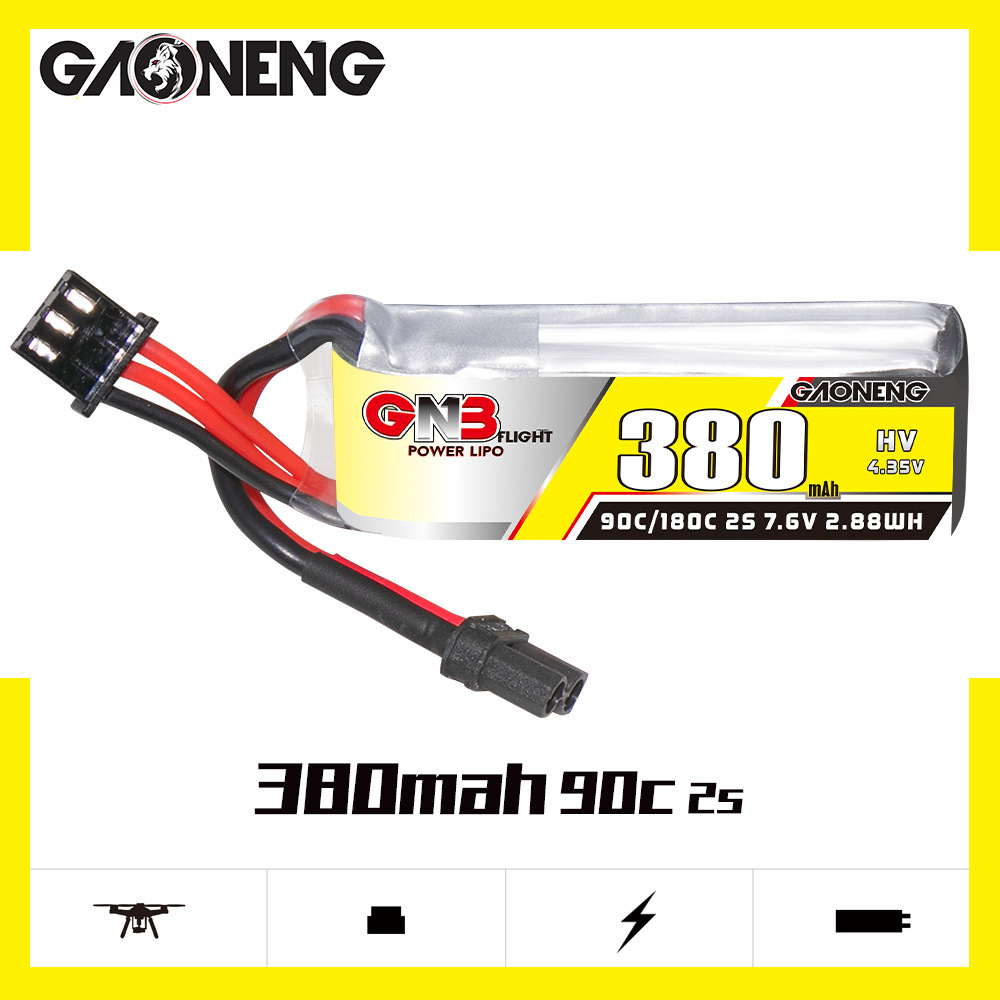 GNB 2S 7.6V 380mAh 90C/180C Li - Rc Helicopter Parts avis et prix