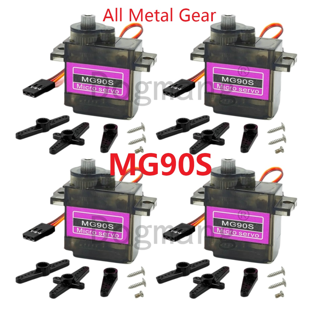 MG90S Servo 1/2/4/10/20/50 Pcs - Rc Helicopter Mini avis et prix