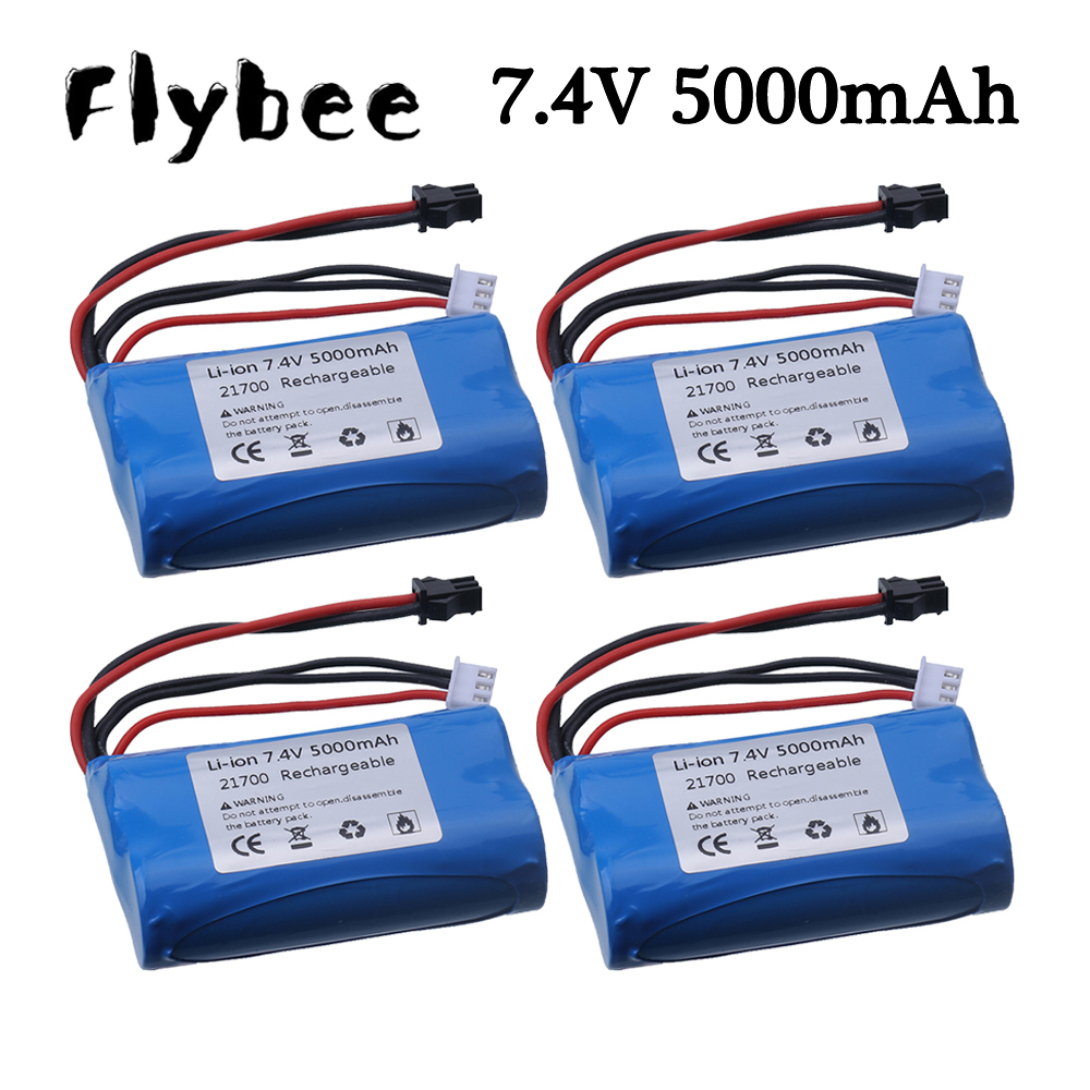(SM Plug) 7.4V 5000mAH 21700 L - Rc Helicopter Parts avis et prix