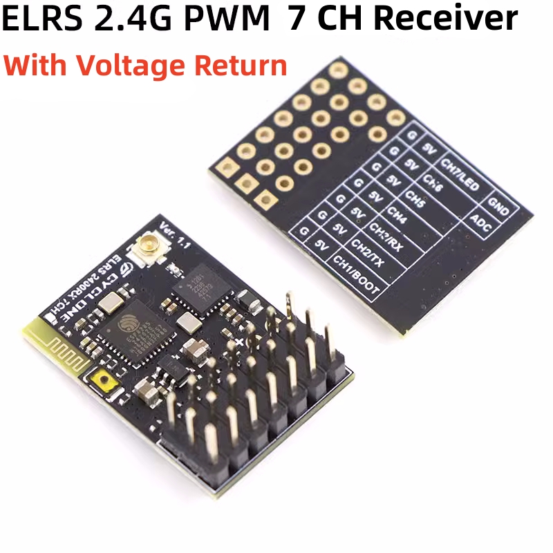 ELRS 2.4G PWM 7CH 6CH CRSF Rec - Rc Helicopter Battery avis et prix