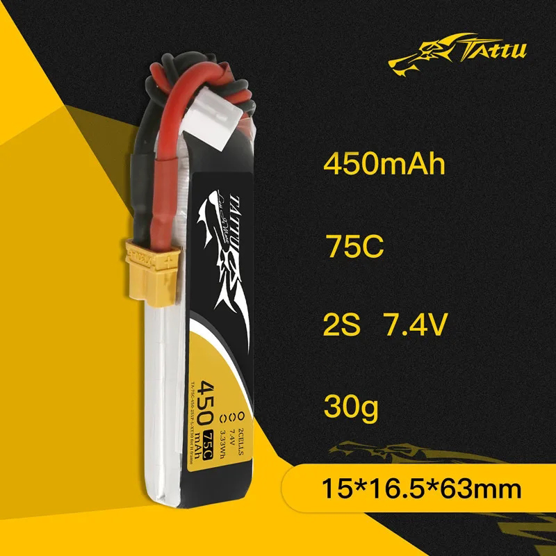 3Pcs NEW TATTU 450/500/550mAh  - Rc Helicopter Parts avis et prix