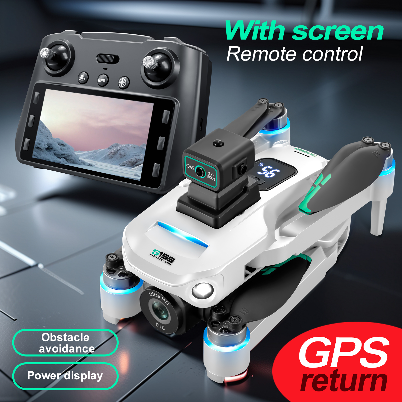 S159 GPS Drone 4K Profesional  - Rc Helicopter Electric avis et prix