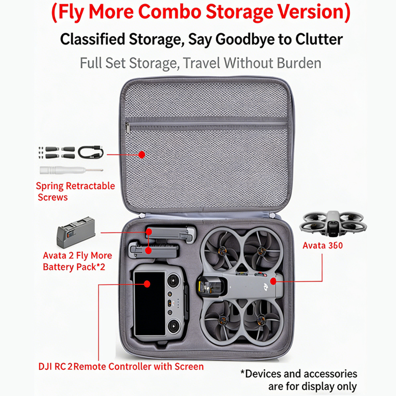 Storage Bag For DJI Avata 360  - Rc Helicopter Bag avis et prix