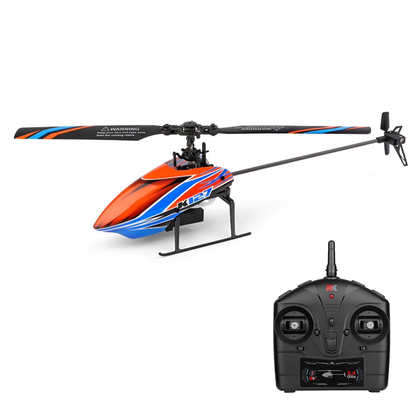 WLtoys XK K127 4CH 6-axis Gyro - Rc Helicopter Single Rotor avis et prix
